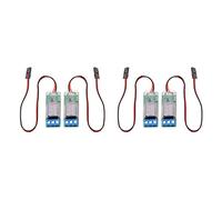 Giwnhvx 4 PZ RC PWM Interruttore Relè Elettronico per RC Aereo Modello FAI DA TE Luci di Navigazione Controller Interruttore Universale K1