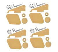 Giwnhvx 4 Set Crema-Pickguard/Cavità/Coperte Interruttore/Piastra di SeLezione Pick-up/Supporto/Vite per Sostituzione Chitarra Stile LP
