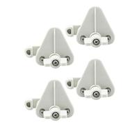 Giwnhvx 4 set di kit di ricambio per chiavistello per yacht camper kayak fibbia per porta camper adatto per porte a cerniera sinistra e destra, facile da installare facile da usare
