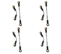 Giwnhvx 4 Set RC Auto Aggiornamento Tirante Aggiornamento Parte Metallo RC Sterzo Rod per B1 B14 B24 B24 C14 C24 1/16