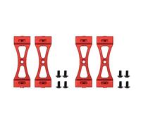Giwnhvx 4 staffe in metallo per B1 B14 B16 B24 C14 C24 B36 Mn D90 D91 RC kit di parti in metallo fai da te, rosso
