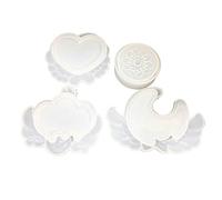 Giwnhvx 4 stampi in resina fai da te in silicone contagocce per fiori kit di conservazione per resina per principianti