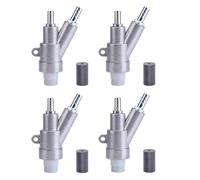 Giwnhvx 4 strumenti per sabbiatura ad aria, per rimuovere ruggine e polvere, con ugello in carburo di boro (6 mm)