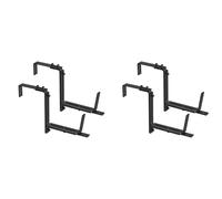 Giwnhvx 4 supporti da giardino regolabili, supporti per giardinieri per finestre, supporti per giardinieri sospesi, da parete robusta