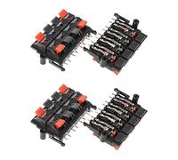 Giwnhvx 4 terminali per altoparlante a molla di carico a molla 64 x 40 x 20 mm 8 posizioni
