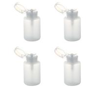Giwnhvx 4 x 150 ml Nail Art Trucco Plastica Lucidatura Pompa Dispenser Bottiglia Remover