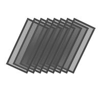 Giwnhvx 4 x 25,4 cm coperture per ventilazione del pavimento, filtri magnetici in rete di ventilazione in PVC per la casa, facili da installare e da usare, 8 pezzi