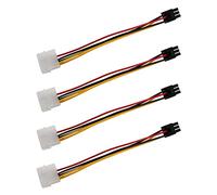 Giwnhvx 4 x 4 pin maschio a 6 pin femmina cavo di alimentazione per adattatore PCIe PCI Express