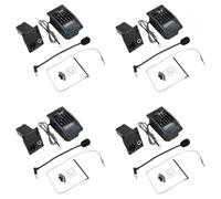 Giwnhvx 4 x 5 bande per chitarra acustica mini eq preamplificatore LCD sintonizzatore equalizzatore con pick-up LC-5