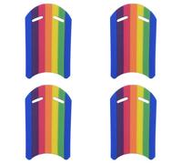 Giwnhvx 4 x bambini adulti arcobaleno nuoto Kickboard schiuma galleggiante Kick Board Pool Training Aid Float Hand Foam Board Tool