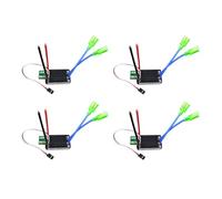 Giwnhvx 4 x ESC con bidirezionale, impermeabile, 12 V-24 V, ad alta potenza, per auto e barca, 640 A