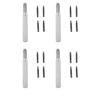 Giwnhvx 4 x Orologio Corona Tubo Inserto Remover Aprititolare Marca Orologio Caso + 16 Lama Orologio Riparazione Strumento
