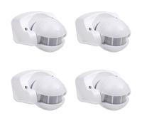 Giwnhvx 4 x sensore di movimento a infrarossi PIR AC110 V-220 V rilevatore di movimento interruttore regolabile per diversi scenari interni ed esterni