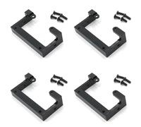 Giwnhvx 4 x supporto per paraurti in metallo per componenti di aggiornamento auto telescopico C14 C24 C24-1 C34 B14 B24 B16 B36 MN D90 MN99S, nero