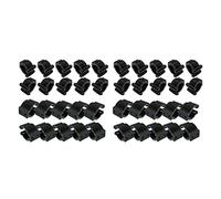 Giwnhvx 40 clip per canna da pesca regolari, supporto per canna da pesca, 2 stili e 10 pezzi per ogni stile
