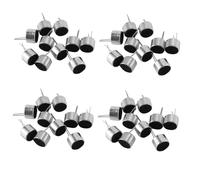 Giwnhvx 40 mini microfoni a condensatore a elettrete a 2 pin, colore e nero