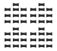Giwnhvx 40 Pezzi di Riposo per Bacchette, Supporti per Bacchette, Cucchiaio, Forchetta, Set, Bacchette, Utensili, Nero