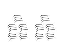 Giwnhvx 40 Pezzi in Acciaio Posteriore Universale Albero Di Training CVD per 144001 124018 124019 Accessori Parti di Aggiornamento Auto RC