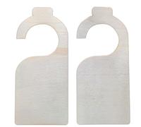 Giwnhvx 40 Pezzi Pannello Porta in Legno Incompiuto Piastra di Sospensione in Legno Vergine Fai Da Te Progetto Messaggio Note Tabella Memo Pannello Pulsante Porta