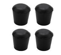 Giwnhvx 40 Pz Gomma Cono Forma Piedi Ufficio Sedia di Protezione Gamba Pad Pad Nero