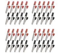 Giwnhvx 40 x 5 A manico elettrico coccodrillo Alligator Pinze