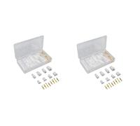 Giwnhvx 400 Pezzi 2.8MM Connettore Automobile 2/3/4/6 Pin Elettrico Maschio e Kit Connettore Terminale Cavo per Auto RV