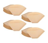 Giwnhvx 400Pcs Filtri Da Caffè Monouso Cono Carta Filtro Caffè Filtro Naturale Non sbiancato 4-6 Tazza per Versare sopra Caffettiere