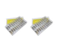 Giwnhvx 400PZ 10-28Mm Cinturino per Orologio Perni Collegamento Albero Fisso Acciaio Inossidabile per Orecchio Grezzo Bullone per Orologio Set Strumenti per Riparazione Della Mano