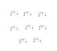 Giwnhvx 40Pcs 23A/A23 Batteria (12V) Clip Holder Box Case Nero