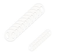 Giwnhvx 40PCS Pompom Vuoti in Acrilico Rimovibili, Piatto Rotondo, Supporto per Pompom di, Attrezzo di Fissaggio per la Realizzazione di Cappelli Lavorati A Maglia, Resistente
