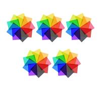 Giwnhvx 45 Pezzi Filtro Luce Gel Correzione Colore Sovrapposizioni Colorate Filtro Gel Illuminazione Film per Film, Video, Foto, Scena (Multicolore)