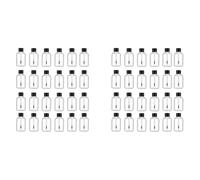 Giwnhvx 48 Bottiglie di Colla Vuote in Plastica con Pennelli 1, 7 Oz Bottiglie di Pittura Vuote Colla Forniture d'arte per Bambini in