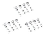 Giwnhvx 48 cuscinetti in acciaio 3 x 6 x 2 mm 6 x 10 x 3 mm per C14 C24 B36 MN D90 MN-90 MN99S accessori di ricambio per auto RC