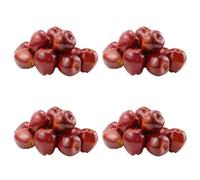 Giwnhvx 48 pezzi di frutta finta artificiale realistica simulazione rossa decorazione della casa per la decorazione della cucina natura morta