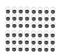 Giwnhvx 48 Pezzi di Vaso per Streghe di Halloween In Plastica Mini Calderone per Streghe Porta Caramelle Nero Decorazione di Halloween Decorazione per