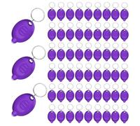 Giwnhvx 48 Pezzi Mini Torcia UV, Luce Nera Portatile, Torcia Elettrica 12 Lumen, Piccola Torcia , Batteria Inclusa