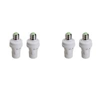 Giwnhvx 4PC E27 Sensore di Movimento Interruttore Della Luce 100-240V Motion Detector Base Del Supporto Della Lampada con Controllo Della Luce Interruttore Intelligente Presa Lampadina
