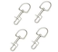 Giwnhvx 4Pcs 110MM Acciaio Inox Bullone Immersione Snap Hook Immersione Immersione Singola Estremità Gancio BCD Accessori Attrezzatura Subacquea