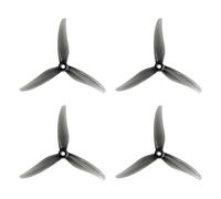 Giwnhvx 4PCS 5131.0 5 Pollici Elica a 3 Pale per Drone RC FPV Racing Compatibile con Motori 2207 2306 Grigio