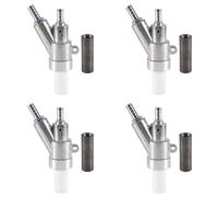 Giwnhvx 4pcs 60X20mm Boro Carburo Ugello Sabbiatura Sabbiatura Macchina Kit Accessori 8mm Carburo Ugello Strumenti