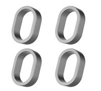 Giwnhvx 4Pcs lega di titanio mini portachiavi connettore fibbia connettore universale anello ausiliario anello fisso
