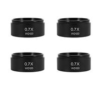 Giwnhvx 4pcs WD120 0.7X Trinoculare Stereo Microscopio Ausiliario Obiettivo Obiettivo Barlow 48mm Filo