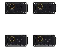 Giwnhvx 4X -10B 4 Band EQ Equalizzatore Preamplificatore Chitarra Pickup con Accordatore Hard Bridge Piezo Pickup per Chitarra 36 e 38