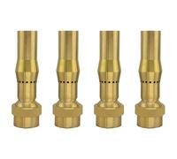Giwnhvx 4X 3/4 Pollici Ottone Schiuma Jet Fontana Ugelli Fontana Paesaggio Regolabile Multi- ugello Giardino Stagno Decorazione