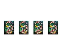 Giwnhvx 4X 5D Art Diamante Pittura Pieno Diamante Kit Punto Croce Ricamo Decorazioni Casa