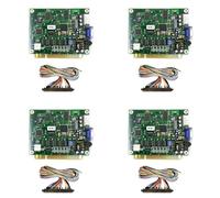 Giwnhvx 4X 60 in 1 Multicade PCB Board Arcade Game Board con Cavo 28P Uscita VGA Arcade Game Board orizzontale per Jamma Arcade