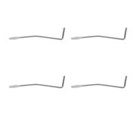 Giwnhvx 4X Argento 5.0mm Rocker tremolo Braccio Vibrato Leva in Acciaio per Chitarra Elettrica Strumenti