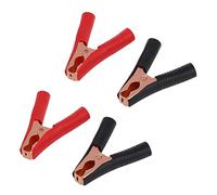 Giwnhvx 4X Auto Alligatore Clip Morsetti Batteria Coccodrillo Clip 100A Rosso + Nero