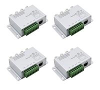 Giwnhvx 4X Balun Video Passivo 4CH per Telecamere TVI CVI AHD CCTV Via Coppie Torcenti Balun Video UTP Trasmettitore Ricevitore 4CH BNC a UTP RJ45