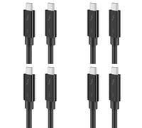 Giwnhvx 4X Cavo Typec per 3 Cavo Dati 40Gbps Full Speed 100W Ricarica Rapida Trasmissione 5K 50cm
